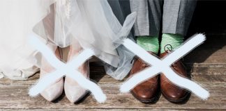 Crocs no dia do casamento?