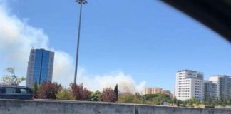 Incêndio em quinta de Carnide obrigou à retirada de 20 moradores