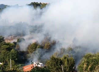 Incêndio deflagra em Cascais